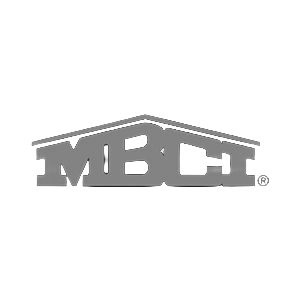 MBCH logo with a gray roofline over the letters MBCH.